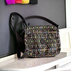 Kipling Women's Polka Dot Crossbody Mini Bag with Adjustable Strap